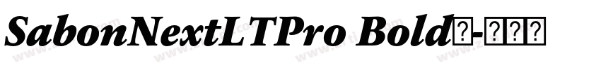 SabonNextLTPro Bold◆字体转换 SabonNextLTPro Bold◆字体转换